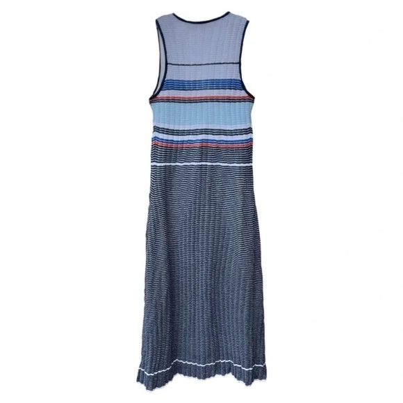 Rachel Roy | New Striped Textured Rib Knit Sleeveless Knee Length Dress, Small - Picture 4 of 8
